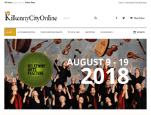 Tablet Screenshot of kilkennycityonline.com